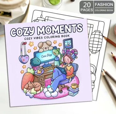 Раскраска Антистресс Cozy moments