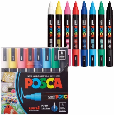Художественный маркер POSCA 8 шт