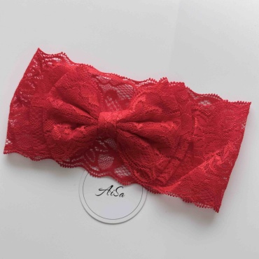 Повязка AiSa Red красный универсальный