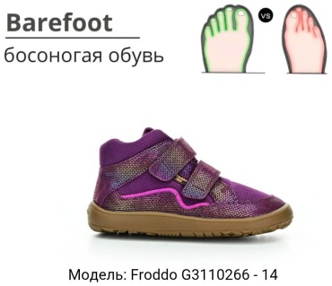 Ботинки Froddo фиолетовый