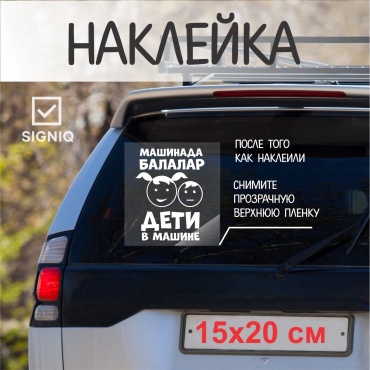 SIGNIQ наклейка E1 20x15 см