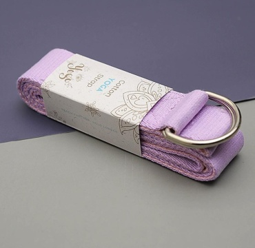 Ремень для йоги YOGA Yoga Cotton сиреневый