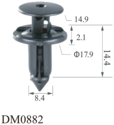 Oshide клипсы Dm0882