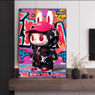 Постер Labubu Pop Mart 35x50 см