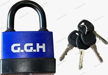 Замок навесной, английский MS Крепеж MS GGH 55мм-1шт, 90х50 мм