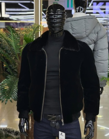 Шуба черный