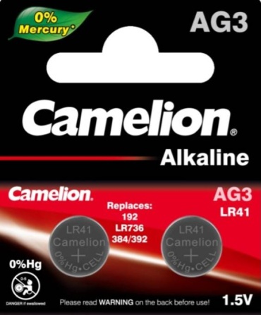 Батарейка AG3 Camelion 2 шт