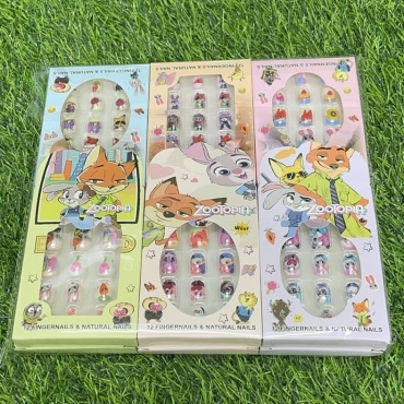 Zoo Nail Art накладные ногти Зверополис 12 шт