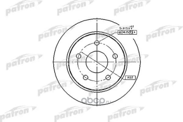 Диски PATRON задние PBD1651