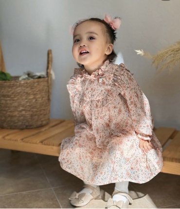 Нарядное платье Monna Rosa пудра