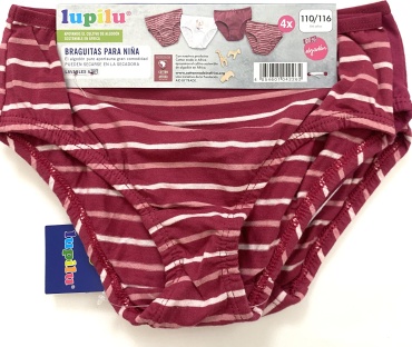 Слипы Lupilu белый, бордовый