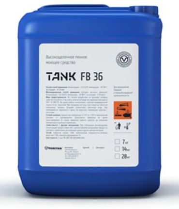 Жидкое средство Vortex TANK FB 36 Высокощелочное пенное моющее средство