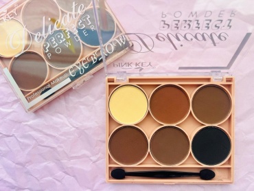 Pink Key пудра Delicate Eyebrow Powder PK7660 тон 02 12 мл