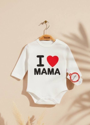 Боди Murat Baby белый, красный