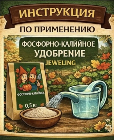 Jeweling порошок Фосфорно-калийное удобрение 0.5 кг