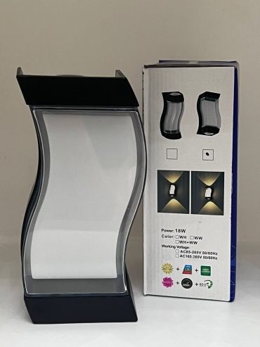 Бра настенный LED, черный, белый