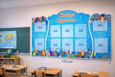 Табло ИП Ерсұлтан Сынып бұрышы 170x100 см