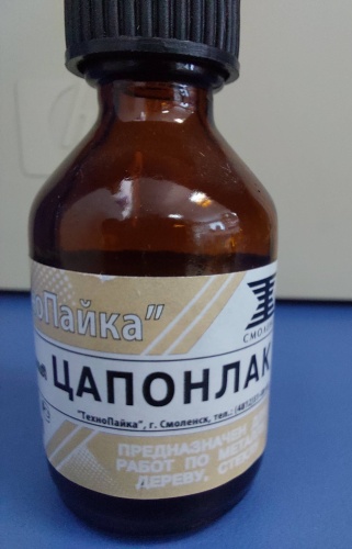 ТехноПайка компаунд Цапонлак бесцветный 30 мл