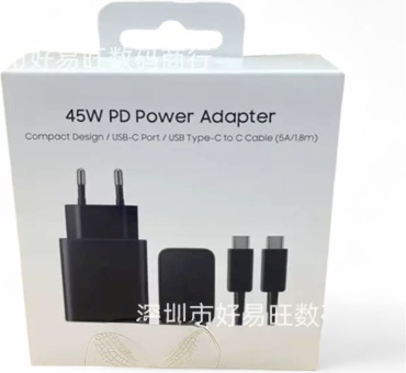 Зарядное устройство PD power adapter USB Type-C 45 Вт черный