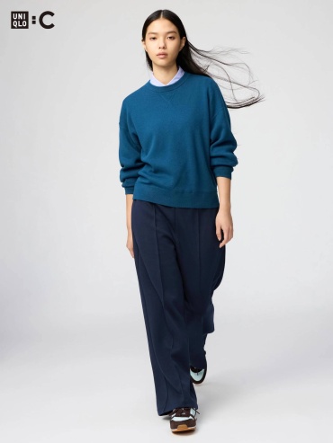 Спортивные брюки Uniqlo темно-синий