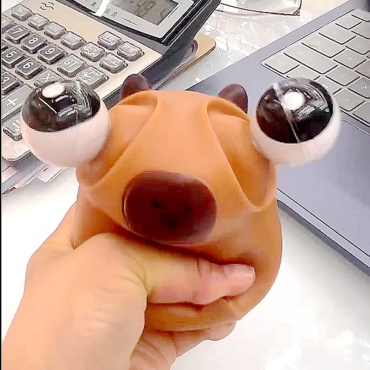 Игрушка-мялка 1 коричневый