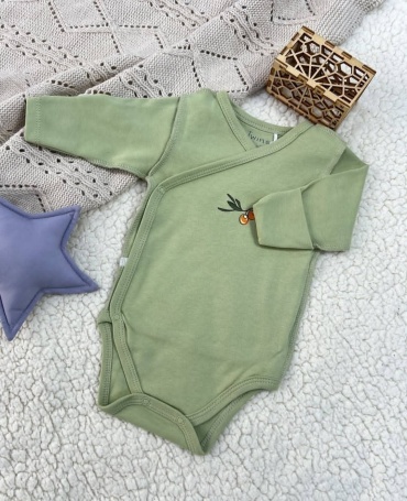 Боди Twins Textile оливковый