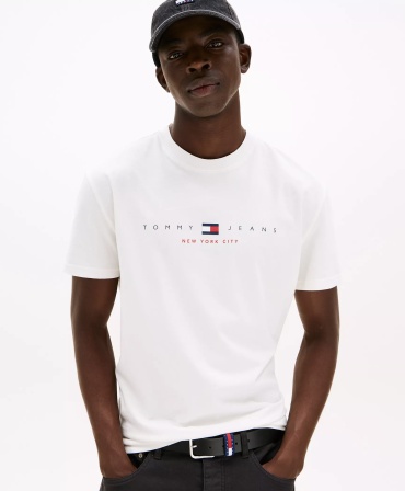 Футболка Tommy Hilfiger однотонный белый