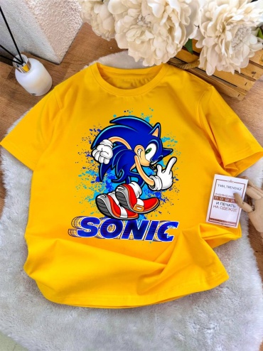 Футболка Соник Sonic TMH_TREND.KZ желтый