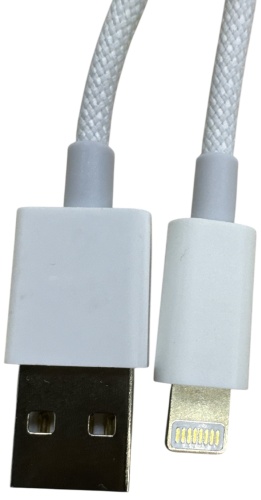 Кабель USB 3.0 (F), Lightning (M), 1 м, белый