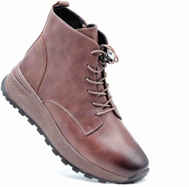 Ботинки QuQi Shoes коричневый
