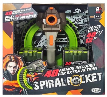 Бластеры SPIRAL ROCKET 920940608, 40 шт