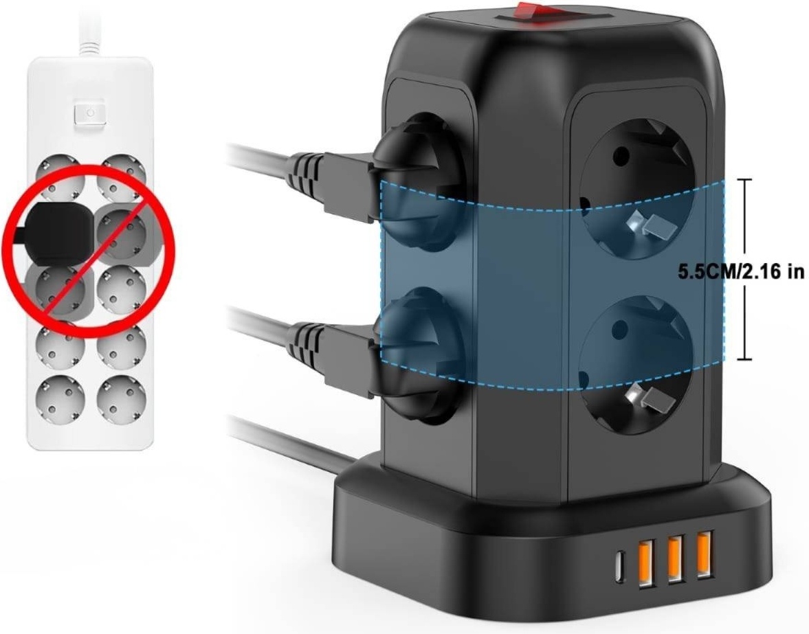 Сетевой фильтр KIMAX SetTowers 1.7 м