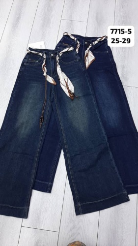Джинсы кюлоты Denim темно-синий