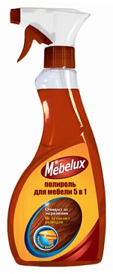 Полироль Mebelux Полироль для мебели 5в1 для любых поверхностей 500 мл 0.5 л