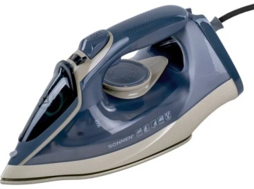 Утюг SONNEN SL-6008 белый, синий