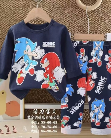 Пижама Sonic the Hedgehog синий, красный
