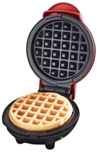 Вафельница WAFFLE красный