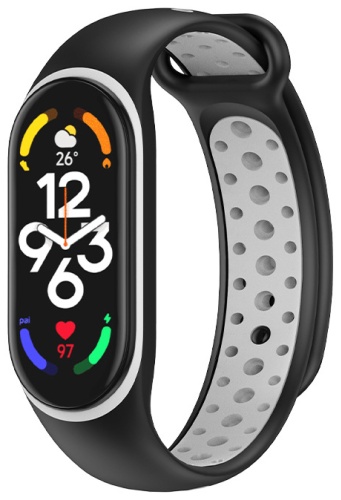 Ремешок MindStore для Xiaomi Mi Band 3, Mi Band 4 черный