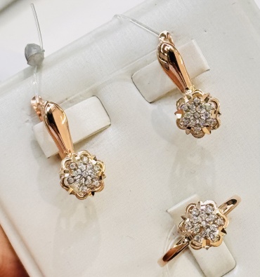 Exclusive Gold Aij244 вес 4.26 г золото, фианит