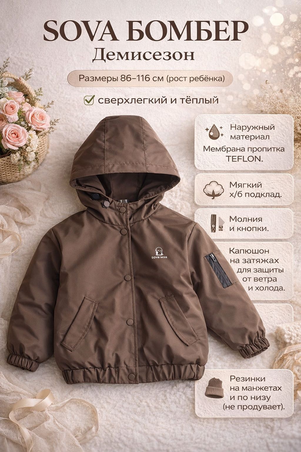 коричневый