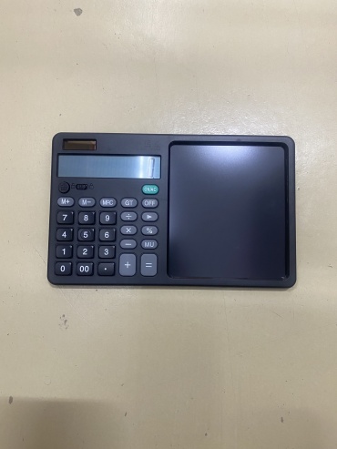 CALCULAWTION WITH NOTEPAD, 12-разрядный, черный