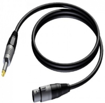 Кабель PROCAB 6.3 mm jack - XLR 15 м