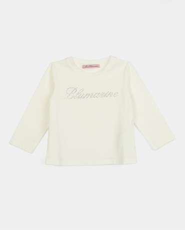 Футболка Miss Blumarine однотонный белый