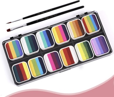 Набор Сплит-Кейков PN Nukolo Rainbow coloring + 2 brushes with 12 frames 1 шт.