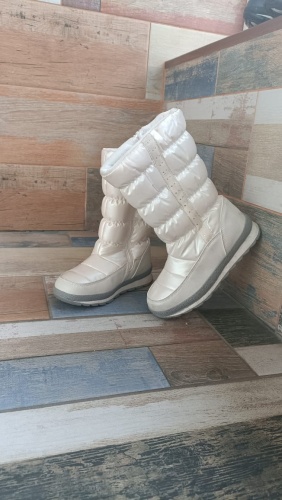 Дутики Совенок белый