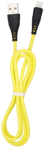 Кабель USB Type-A (F), Lightning, 1 м, желтый