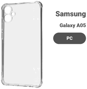 Чехол BoraSCO для Samsung Galaxy A05 прозрачный