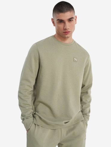 Свитшот Puma зеленый