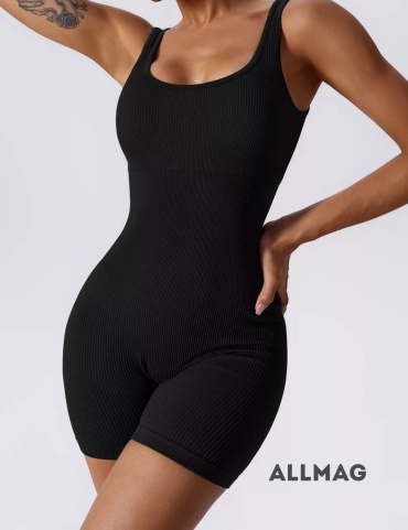 Комбинезон с шортами Allmag черный