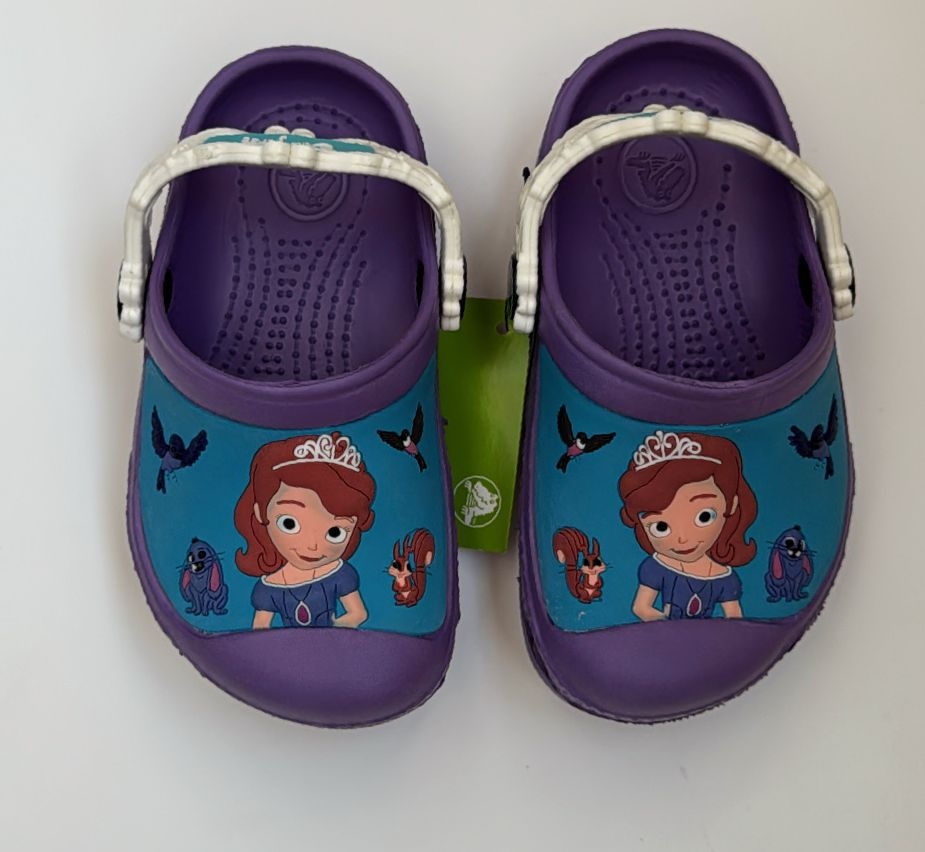 Сабо Crocs фиолетовый